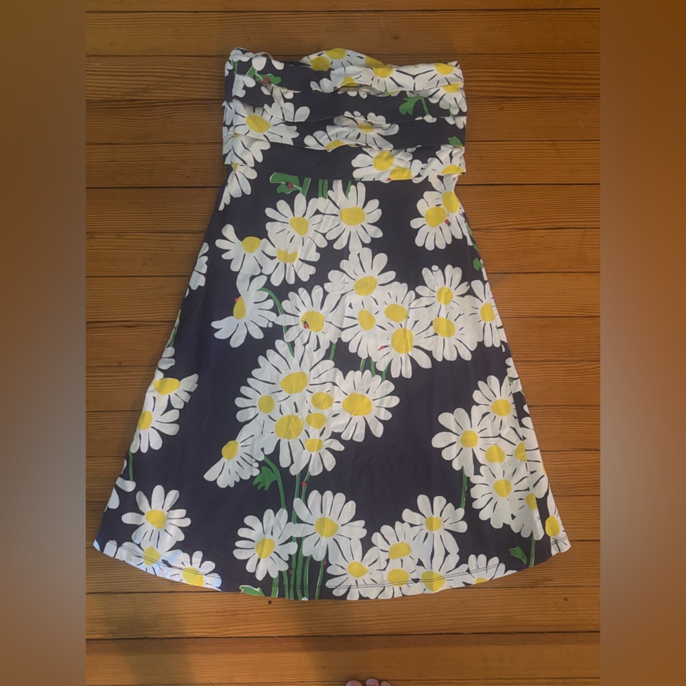 Lily Pulitzer Black and Yellow Daisy Dress